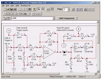 Screenshot of the Schematic Publisher software.     