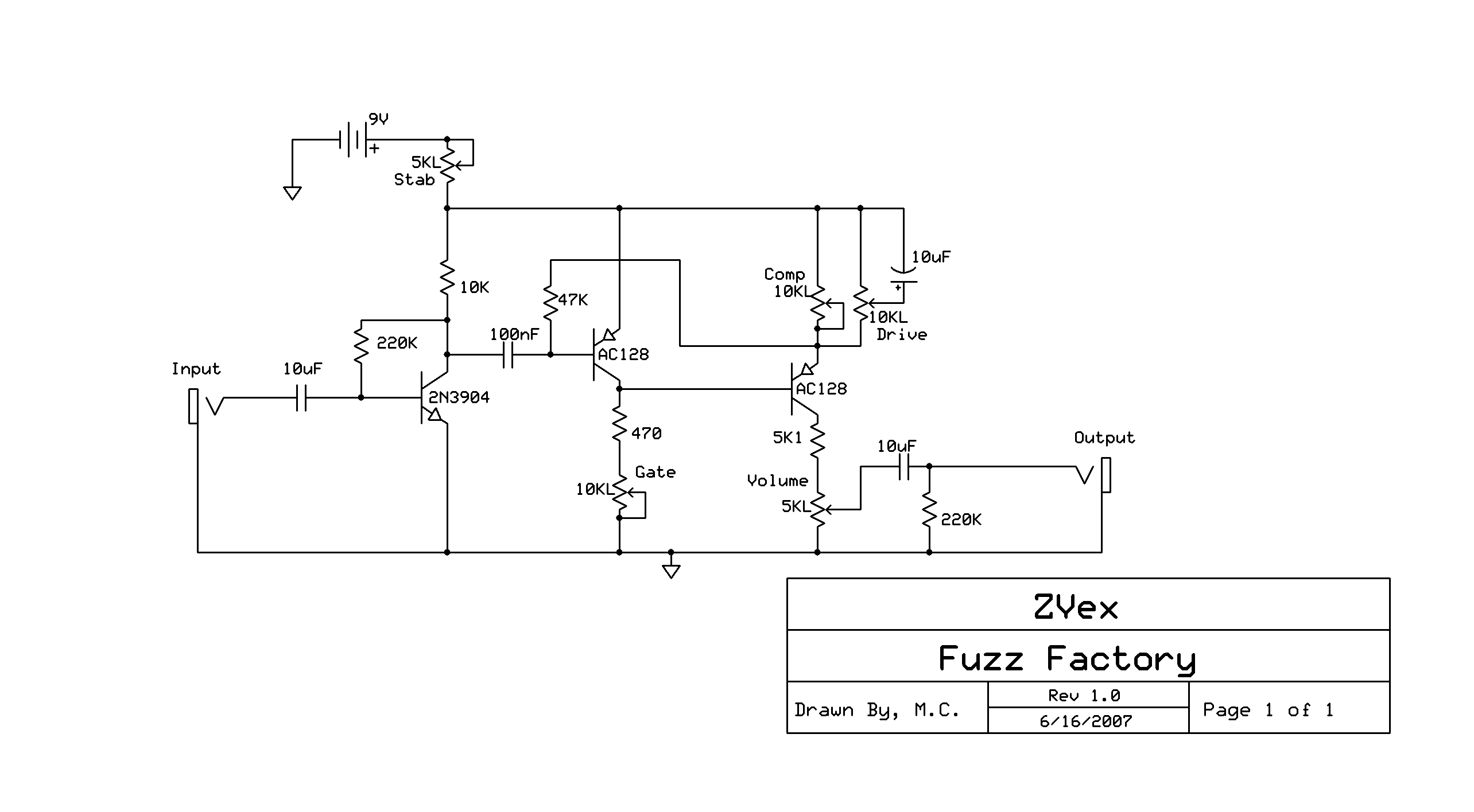 Fuzz factory схема