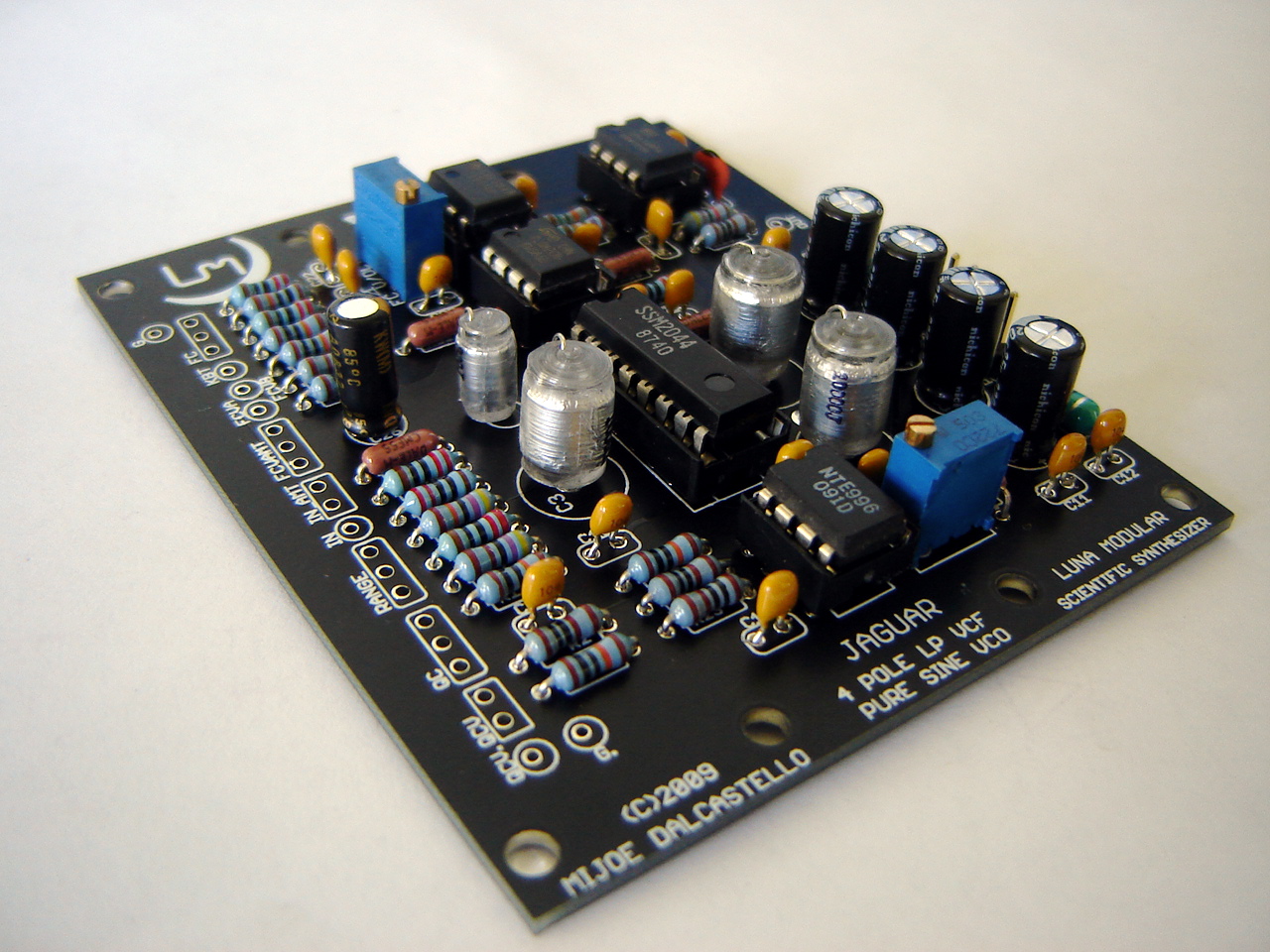 Assembled Jaguar PCB &nbsp; Picture is courtesy of: Somatic Circuits