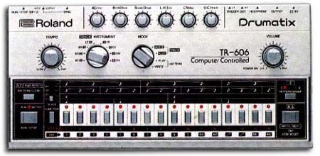 TR 606 Drumatix Computer Controlled by Roland